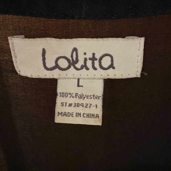 Black sheer blouse - Picture 2 of 4